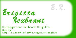 brigitta neubrant business card